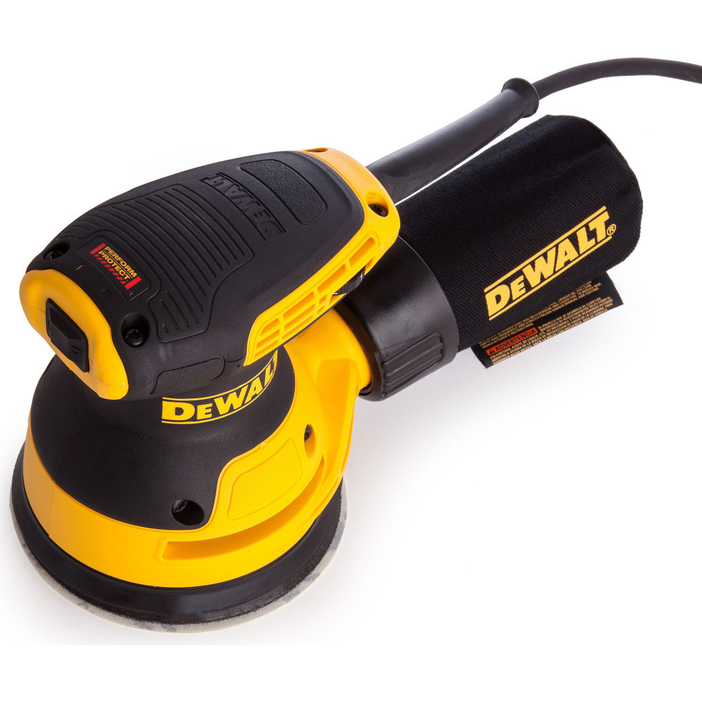 Шліфувальна машина DeWALT 280 Вт, 125 мм, 8000-12000 об/хв, 1.28 кг (DWE6423) - фото 3 Шліфувальна машина DeWALT 280 Вт, 125 мм, 8000-12000 об/хв, 1.28 кг (DWE6423) - фото 3