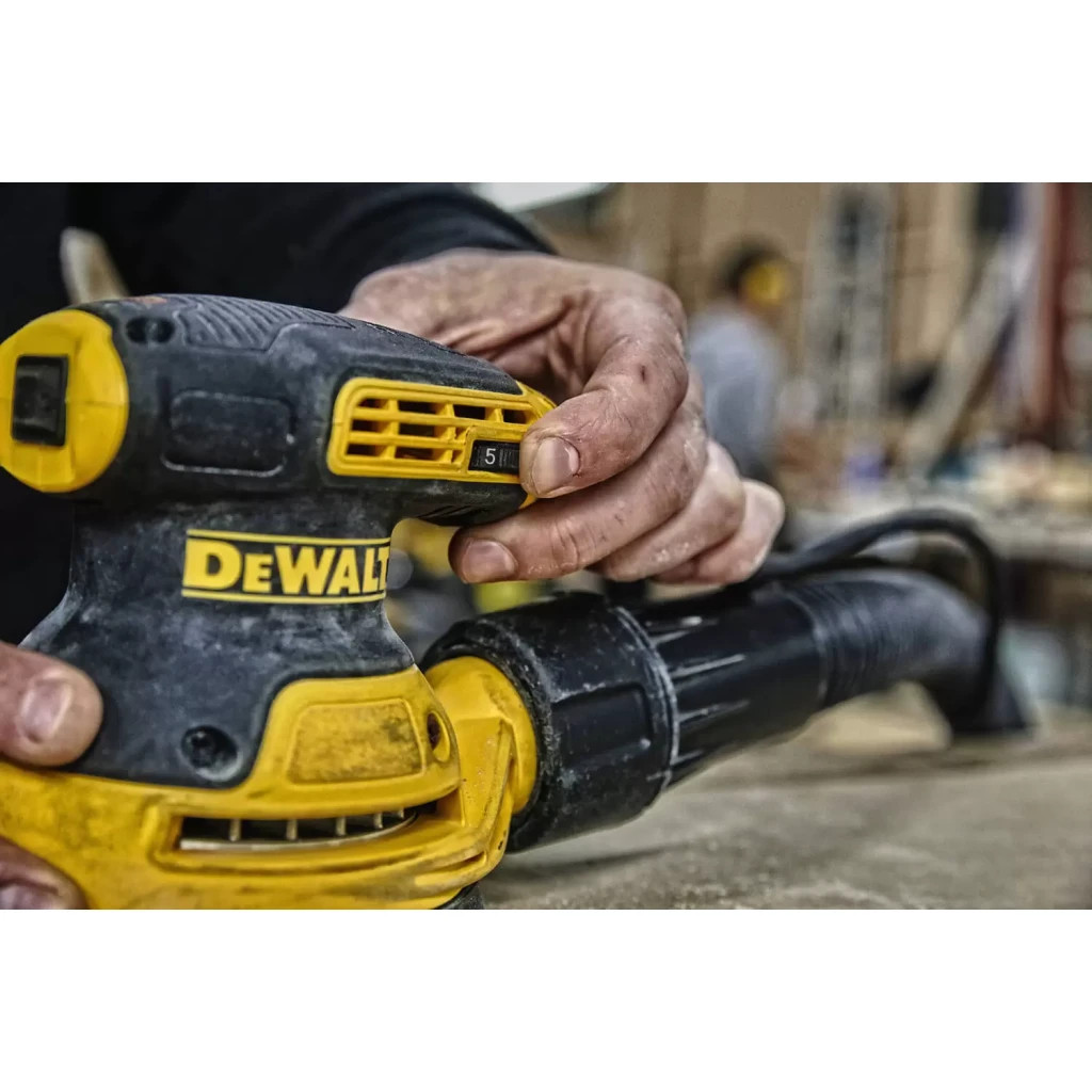 Шліфувальна машина DeWALT 280 Вт, 125 мм, 8000-12000 об/хв, 1.28 кг (DWE6423) - фото 10 Шліфувальна машина DeWALT 280 Вт, 125 мм, 8000-12000 об/хв, 1.28 кг (DWE6423) - фото 10