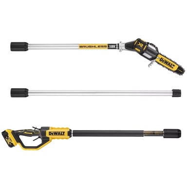 Ланцюгова пила DeWALT висоторіз 18V, довжина шини 20 см, ланцюг OREGON 3/8, (без АКБ та ЗП) (DCMPS567N) - фото 1