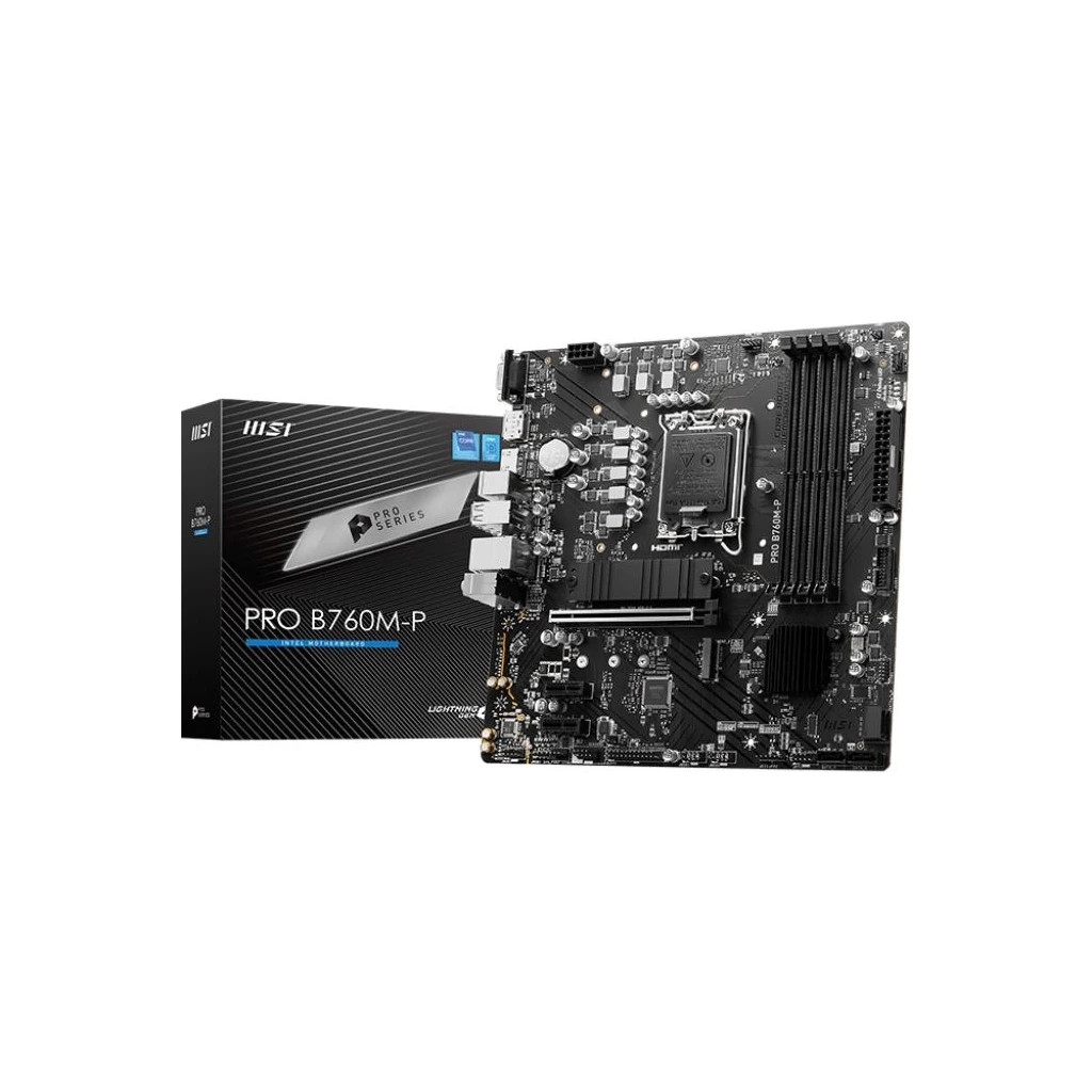 Материнська плата MSI PRO B760M-P - фото 2 Материнська плата MSI PRO B760M-P - фото 2