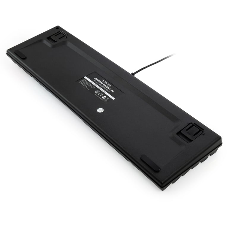 Клавіатура Vinga KBGM-101 LED Red Switch USB Black (KBGM-101 Black) - фото 6