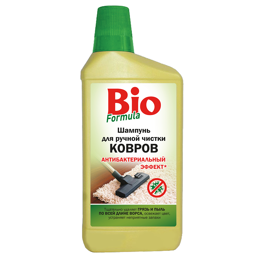 Засіб для чищення килимів Bio Formula Шампунь для ручного чищення 500 мл (4820168430954) Засіб для чищення килимів Bio Formula Шампунь для ручного чищення 500 мл (4820168430954)