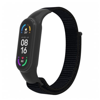 Ремінець до фітнес браслета Armorstandart нейлоновий для Xiaomi Mi Band 7/6/5/4 Black (ARM67839) - фото 1