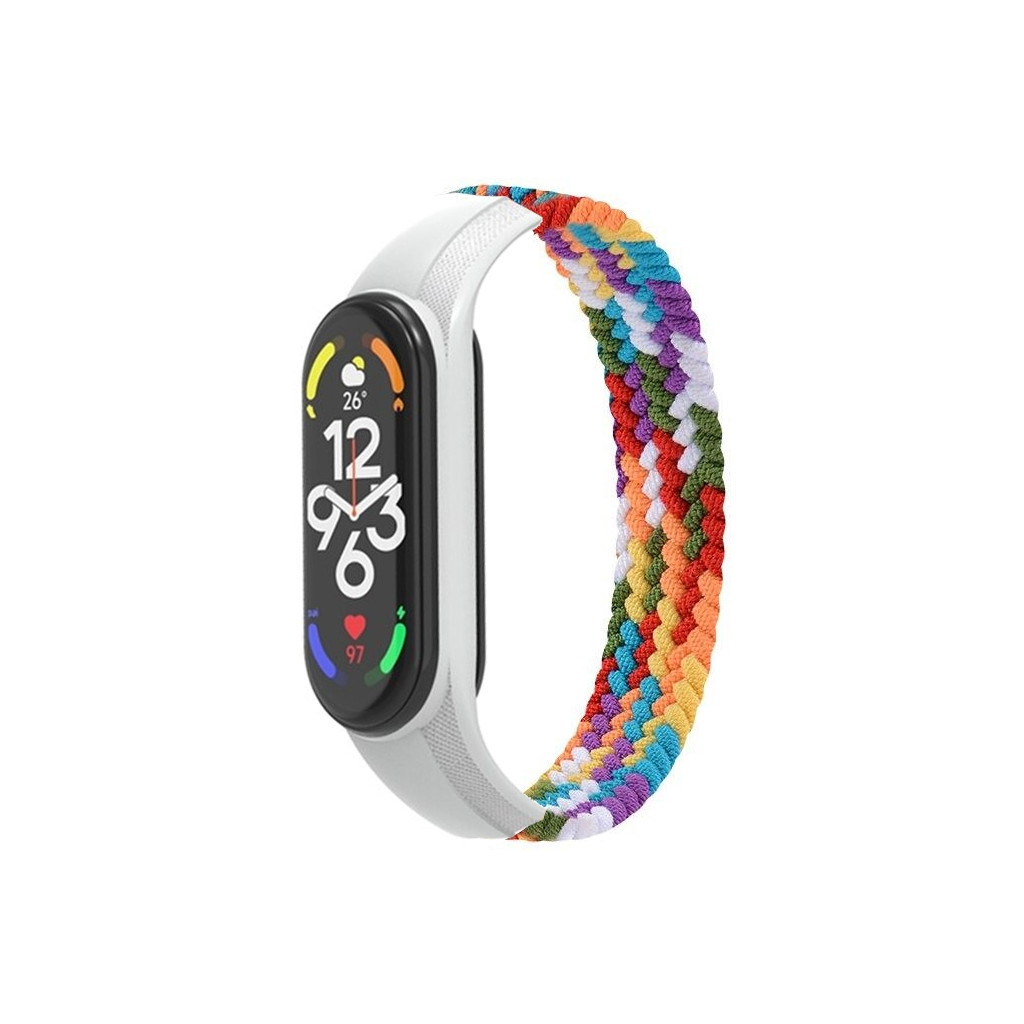 Ремінець до фітнес браслета Armorstandart Braided Solo Loop для Xiaomi Mi Band 7/6/5/4 Pride Edition size S (ARM64941) Ремінець до фітнес браслета Armorstandart Braided Solo Loop для Xiaomi Mi Band 7/6/5/4 Pride Edition size S (ARM64941)