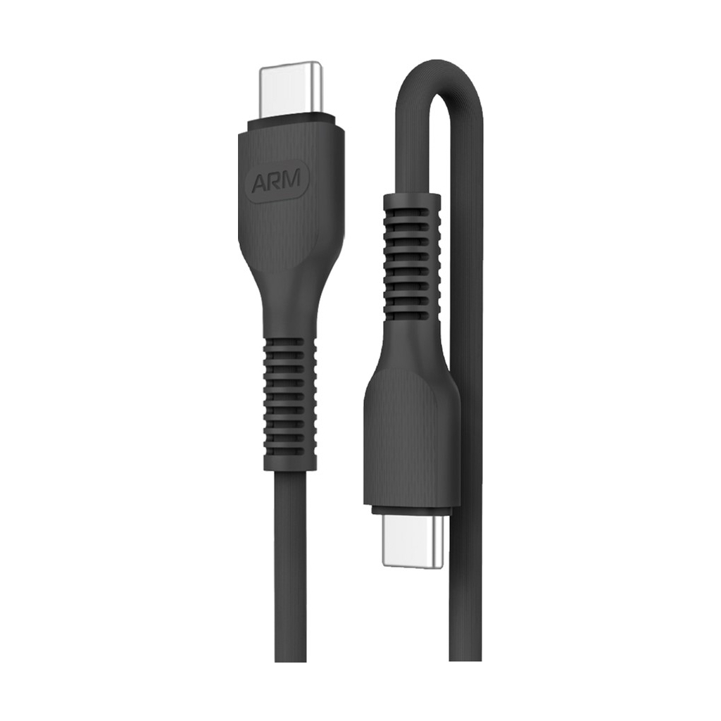 Дата кабель USB-C to USB-C 1.0m AR88 3A black Armorstandart (ARM65293) - фото 1