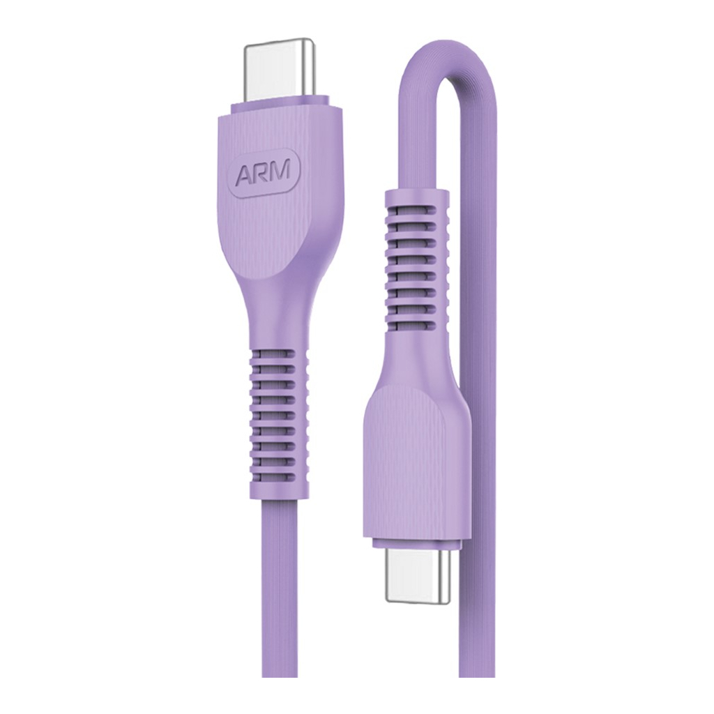 Дата кабель USB-C to USB-C 1.0m AR88 3A purple Armorstandart (ARM65291) Дата кабель USB-C to USB-C 1.0m AR88 3A purple Armorstandart (ARM65291)