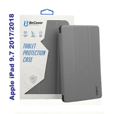 Чохол до планшета BeCover Tri Fold Soft TPU Silicone Apple iPad 9.7 2017/2018 A1822/A1823/A1893/A1954 Gray (706879) - фото 1