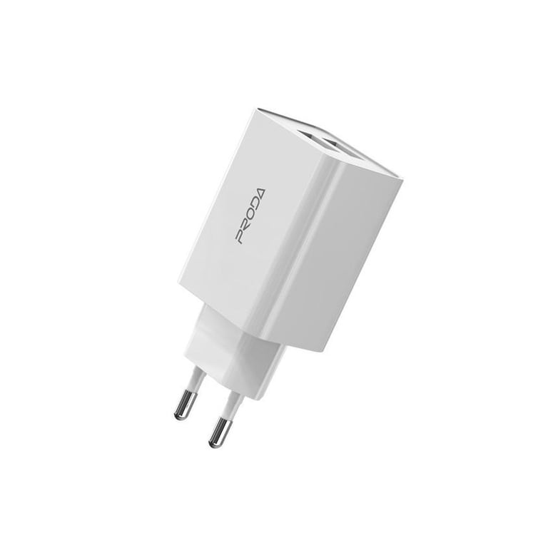 Зарядний пристрій Proda PD-A28i 2хUSB 2.4A + USB Ligthtning 1.0m (PD-A28i-WH) - фото 3