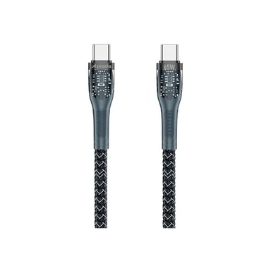 Дата кабель USB-C to USB-C 1.3m Lotto PD-B89CC Black Proda (PD-B89 (C-C)-BK) - фото 1