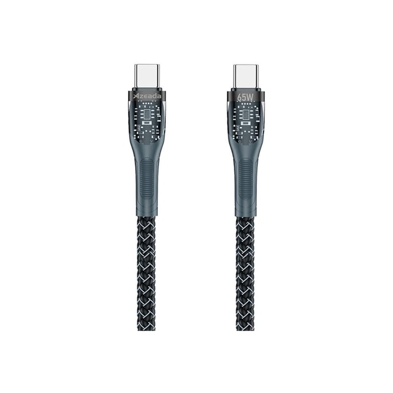 Дата кабель USB-C to USB-C 1.3m Lotto PD-B89CC Black Proda (PD-B89 (C-C)-BK) - фото 1