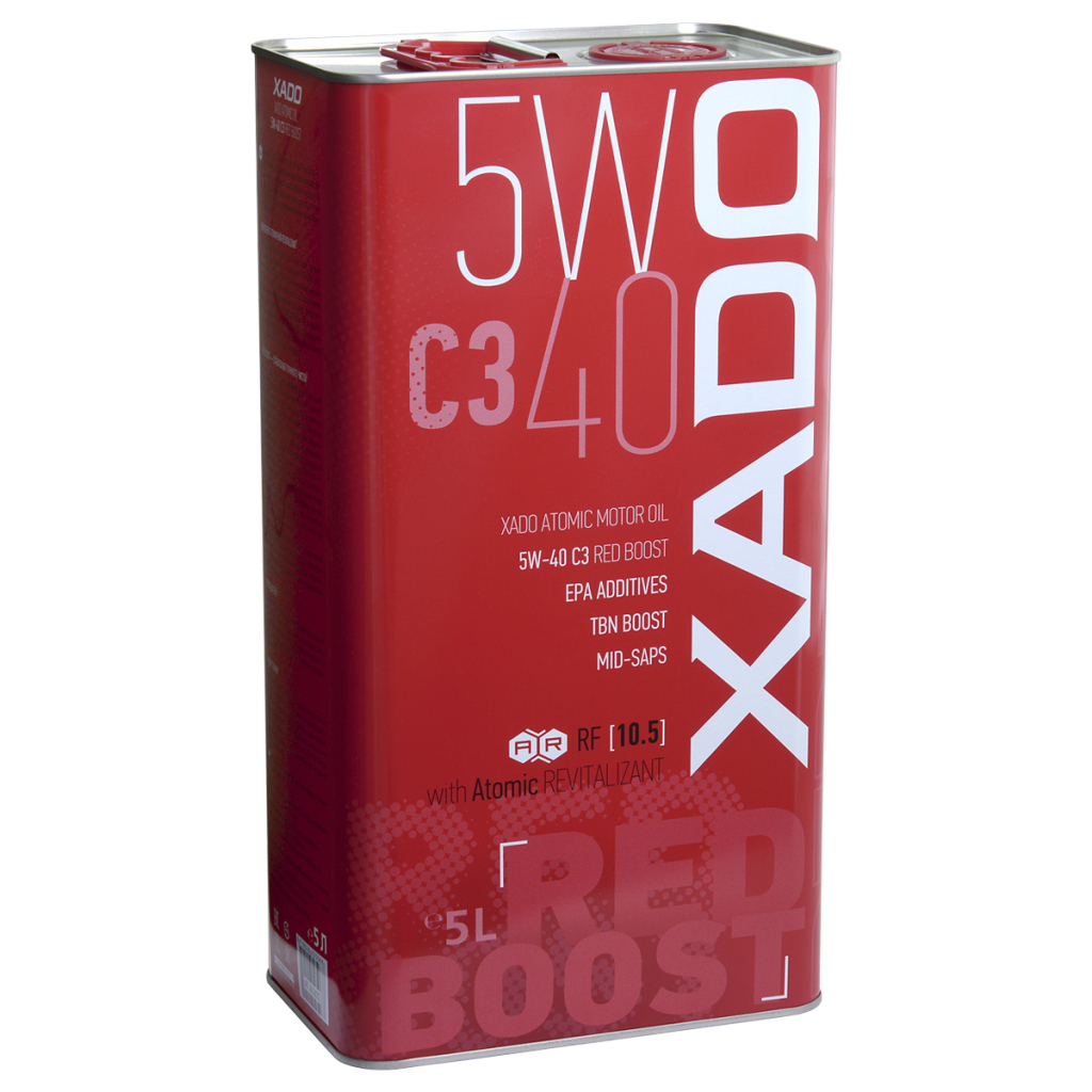 Моторна олива Xado 5W-40 C3 Red Boost 4 л (XA 26222) - фото 1