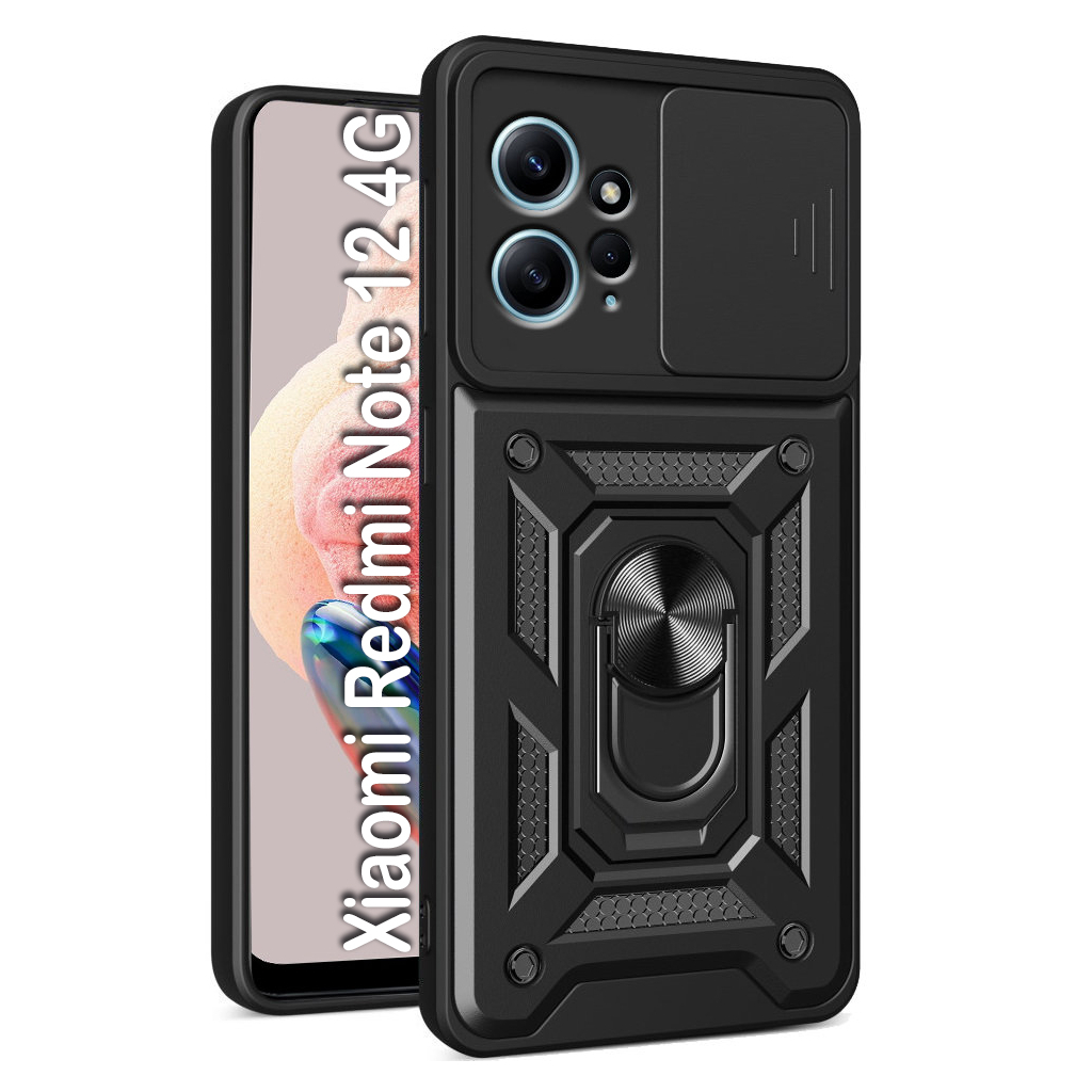 Чохол до мобільного телефона BeCover Military Xiaomi Redmi Note 12 4G Black (709155) - головне фото