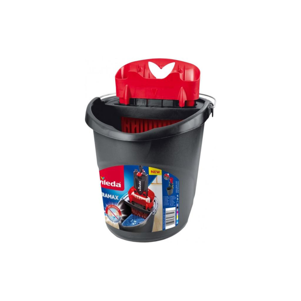 Відро для швабр Vileda Ultramax з віджимом 10 л (4023103201415) - фото 1 Відро для швабр Vileda Ultramax з віджимом 10 л (4023103201415) - фото 1