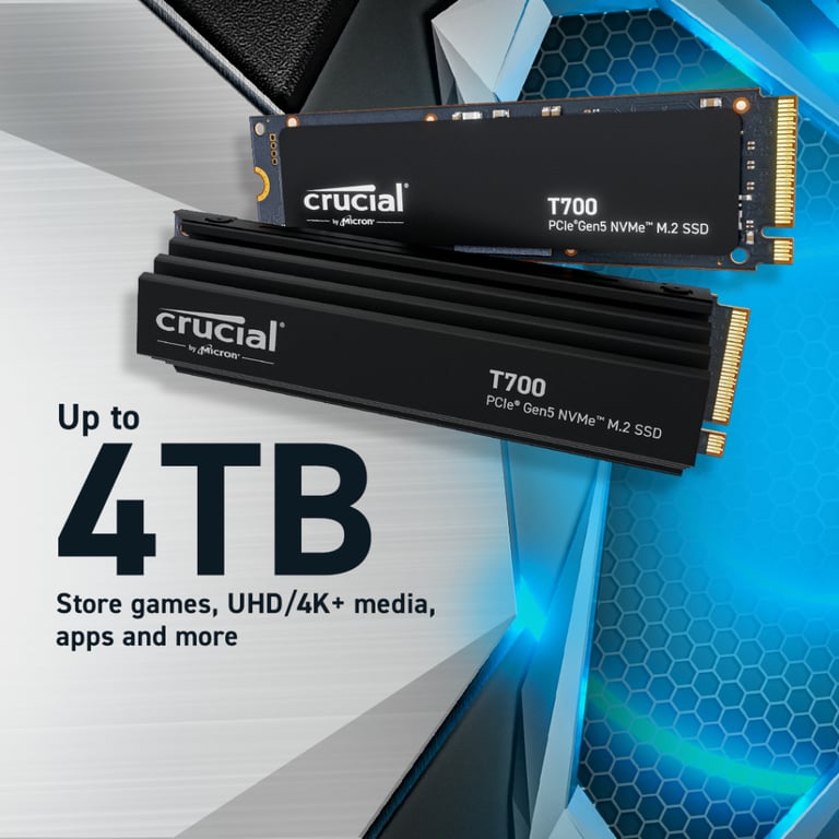 Накопичувач SSD M.2 2280 4TB T700 Micron (CT4000T700SSD5) - фото 2