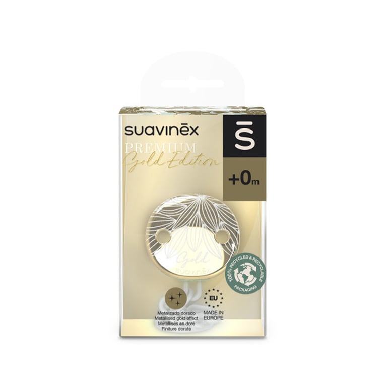 Кліпса для пустушок Suavinex Gold Edition біла (307866) - фото 2