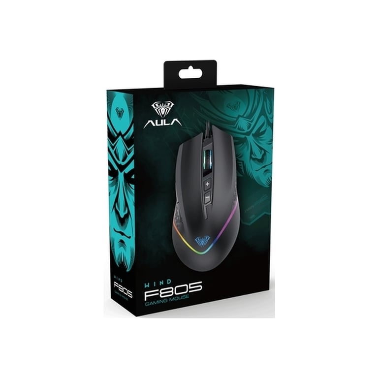 Мишка Aula F805 USB Black (6948391212906) - фото 6
