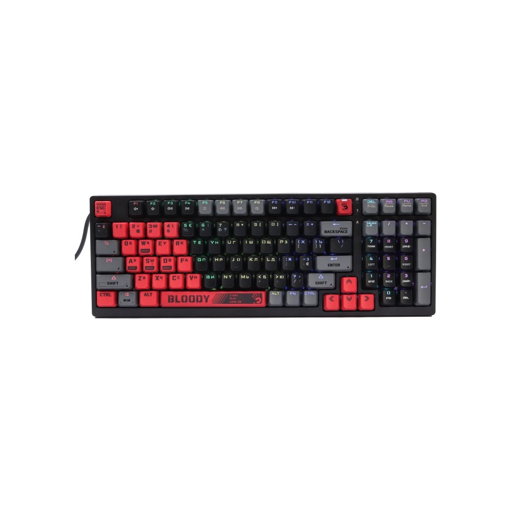Клавіатура A4Tech Bloody S98 RGB BLMS Red Switch USB Sports Red (4711421000390) Клавіатура A4Tech Bloody S98 RGB BLMS Red Switch USB Sports Red (4711421000390)