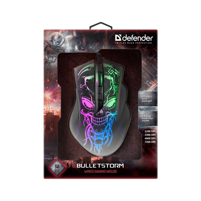 Мишка Defender Bulletstorm GM-928 USB Black (52928) - фото 6
