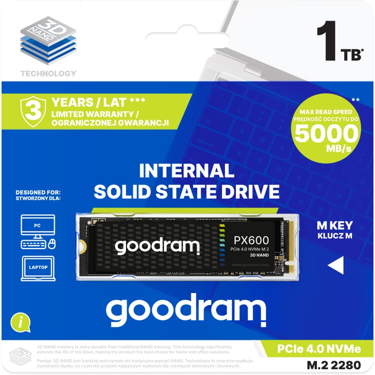 Накопичувач SSD M.2 2280 1TB PX600 Goodram (SSDPR-PX600-1K0-80) - фото 4