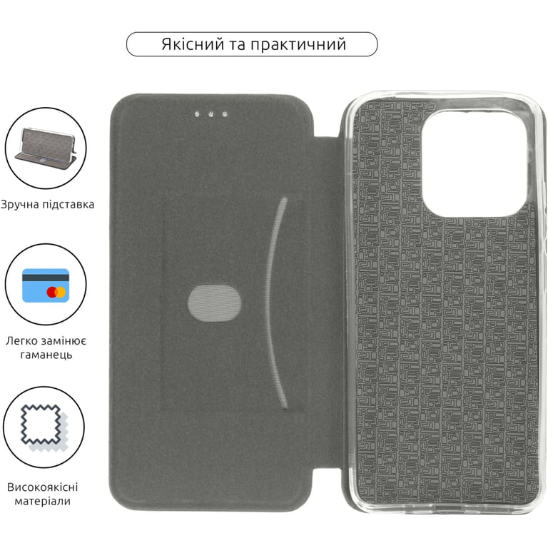 Чохол до мобільного телефона Armorstandart G-Case Xiaomi Redmi 12С / 11A Black (ARM65969) - фото 3