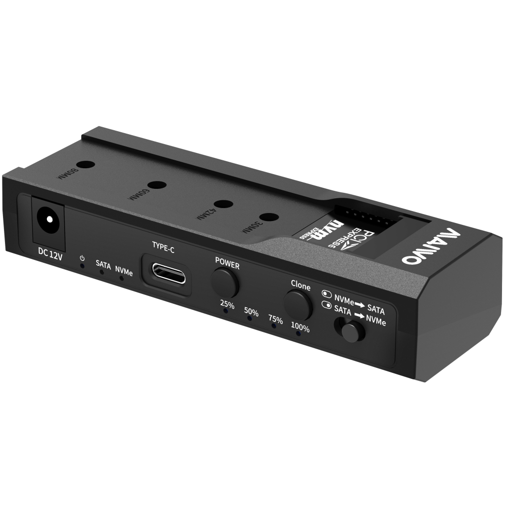 Адаптер Maiwo 3,5"/2,5" SATA HDD/SSD і NVMe M.2 SSD USB 3.0 TypeС (K10635N) - фото 1