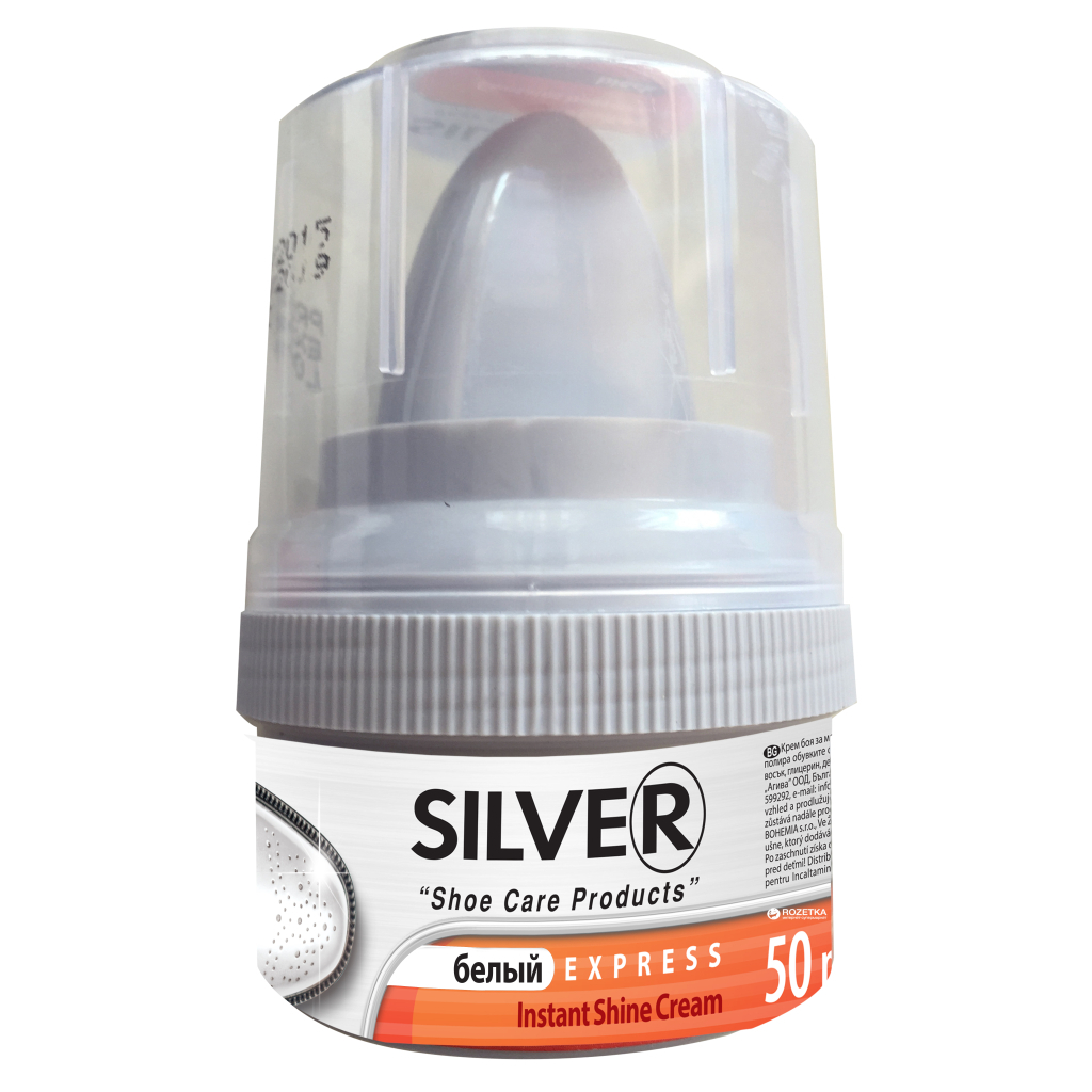 Крем для взуття Silver Express Білий 50 мл (8690757000051)