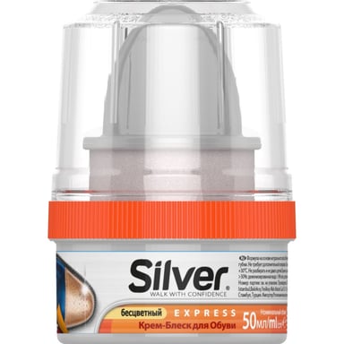 Крем для взуття Silver Express Безбарвний 50 мл (8690757000020) - фото 1
