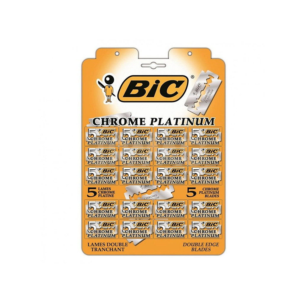 Змінні касети Bic Chrome Platinum класичні леза 100 шт. (3086126605364) Змінні касети Bic Chrome Platinum класичні леза 100 шт. (3086126605364)