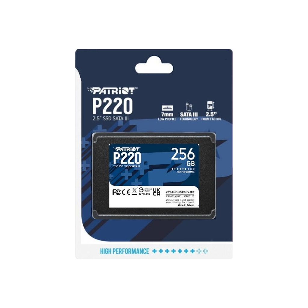 Накопичувач SSD 2.5" 256GB P220 Patriot (P220S256G25) - фото 4 Накопичувач SSD 2.5" 256GB P220 Patriot (P220S256G25) - фото 4