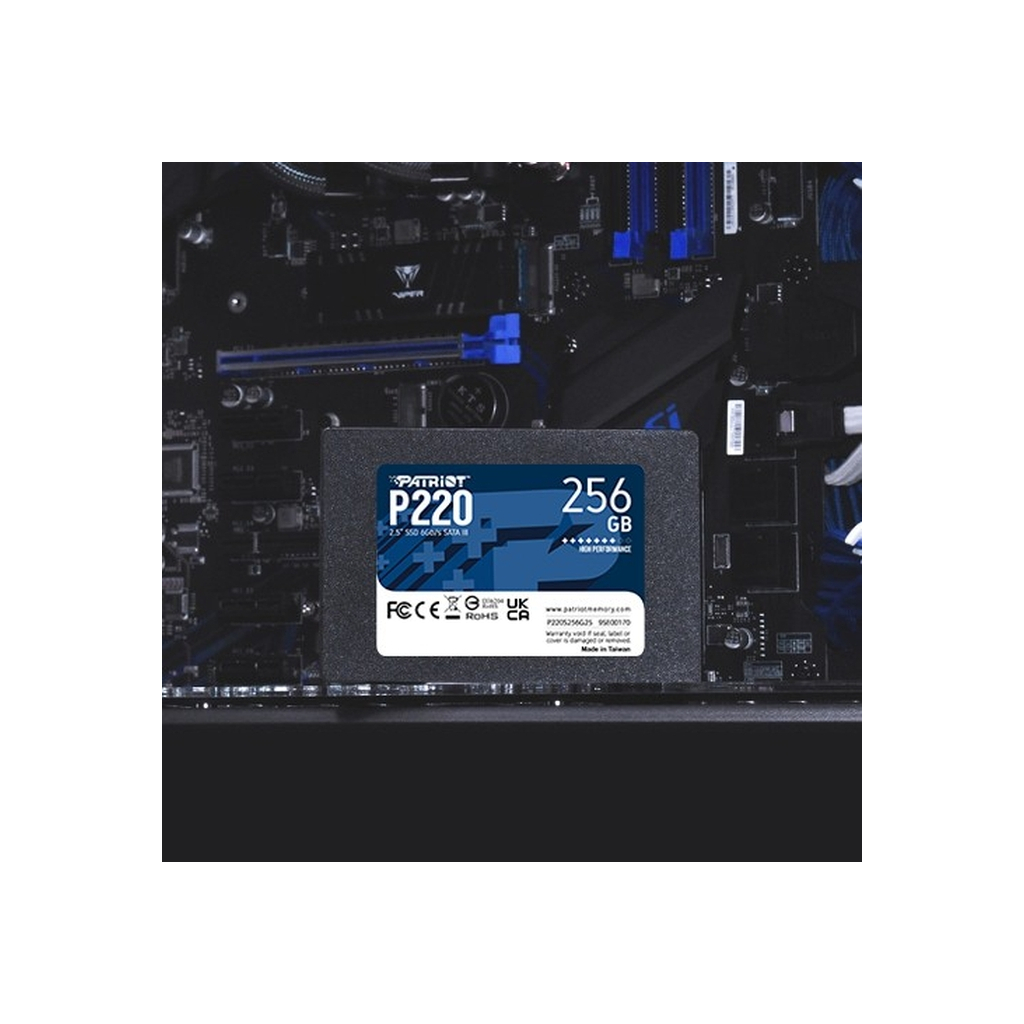 Накопичувач SSD 2.5" 256GB P220 Patriot (P220S256G25) - фото 5 Накопичувач SSD 2.5" 256GB P220 Patriot (P220S256G25) - фото 5