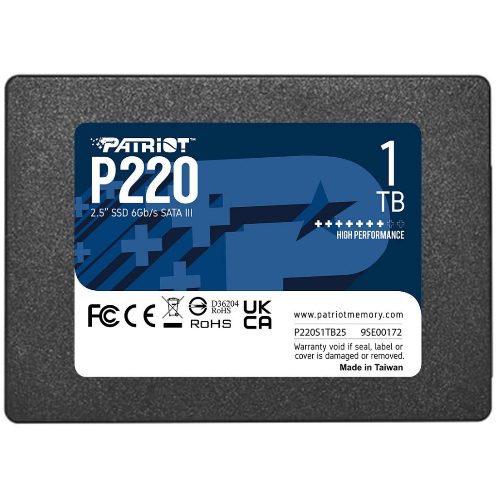 Накопичувач SSD 2.5" 1TB P220 Patriot (P220S1TB25) - фото 1
