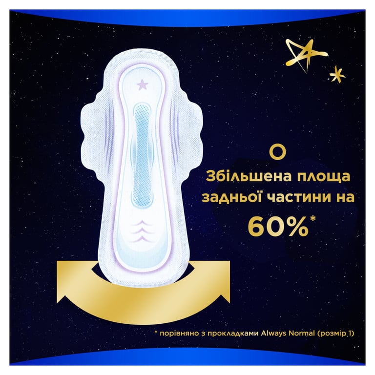 Гігієнічні прокладки Always Ultra Secure Night (Розмір 4) 12 шт. (4015400612469) - фото 8