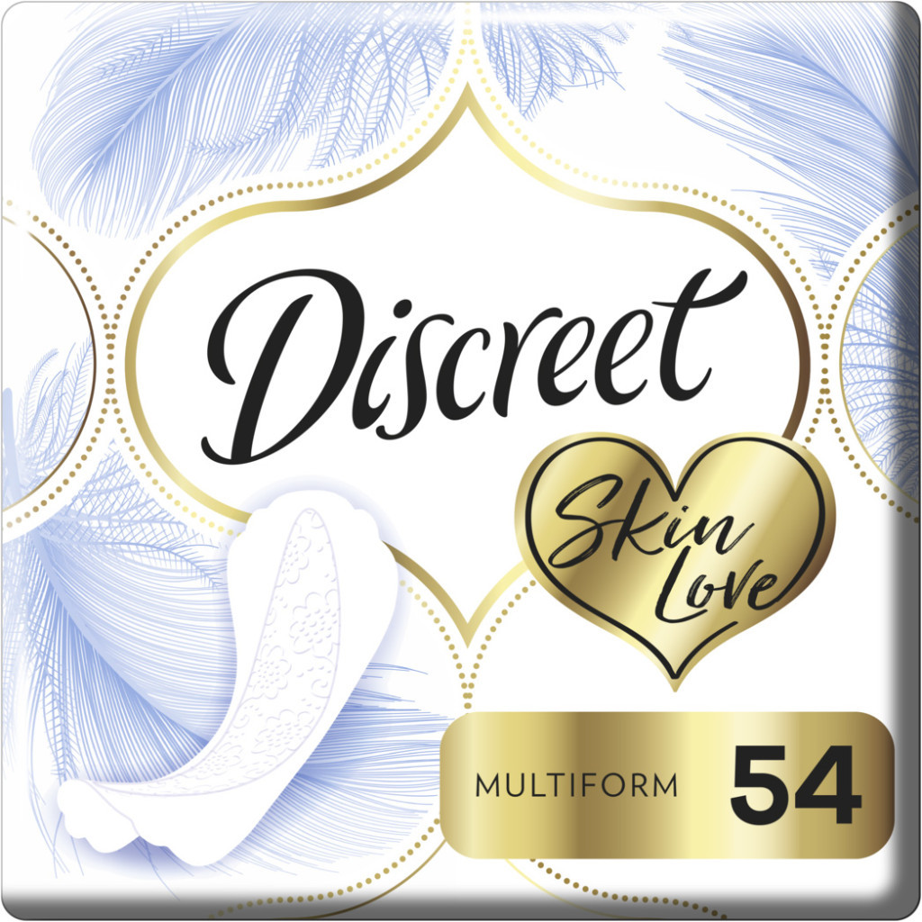 Щоденні прокладки Discreet Skin Love 54 шт. (8006540567555/8700216153089) - фото 1