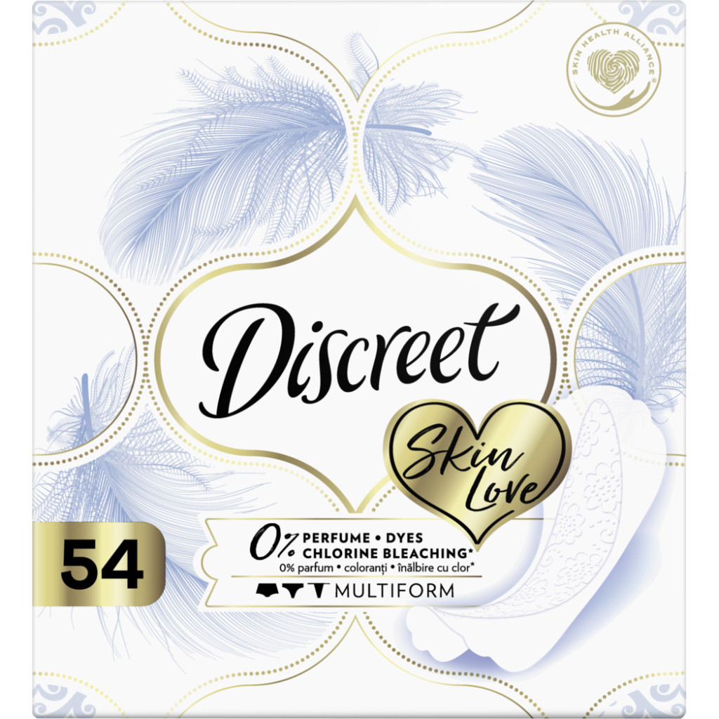 Щоденні прокладки Discreet Skin Love 54 шт. (8006540567555/8700216153089) - фото 2 Щоденні прокладки Discreet Skin Love 54 шт. (8006540567555/8700216153089) - фото 2