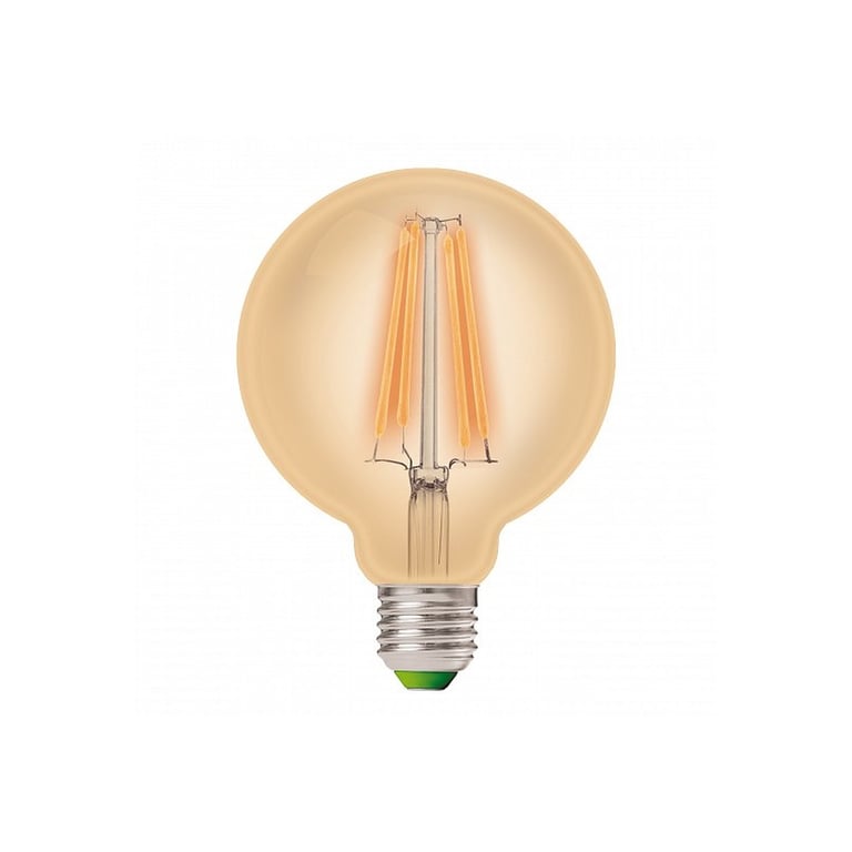 Лампочка Eurolamp G95 8W E27 4000K (LED-G95-08274(Amber)) - фото 2