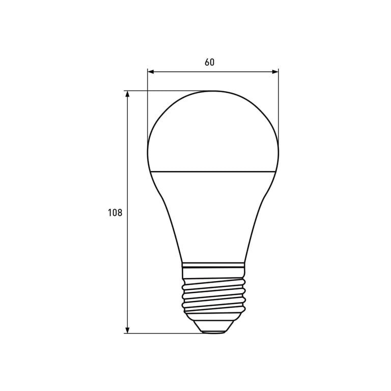 Лампочка Eurolamp LED A60 7W E27 3000K 220V акция 1+1 (MLP-LED-A60-07272(E)) - фото 4
