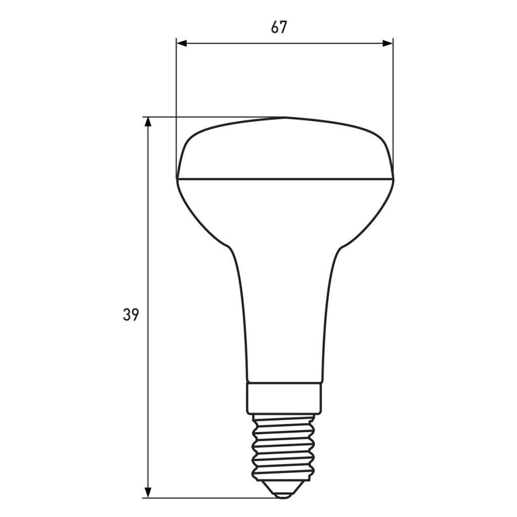 Лампочка Eurolamp LED R39 5W E14 3000K 220V (LED-R39-05142(P)) - фото 3 Лампочка Eurolamp LED R39 5W E14 3000K 220V (LED-R39-05142(P)) - фото 3