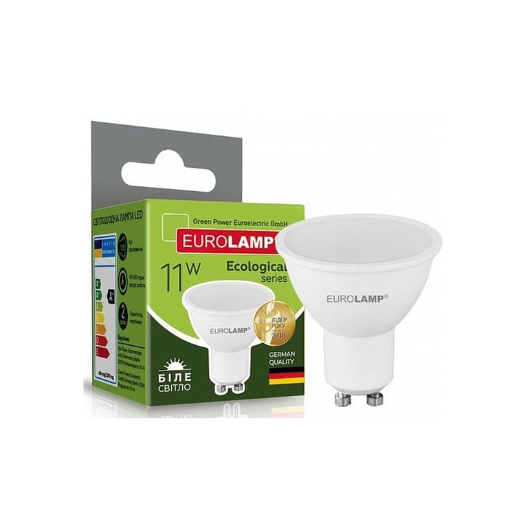 Лампочка Eurolamp LED SMD MR16 11W GU10 4000K 220V (LED-SMD-11104(P)) - фото 2