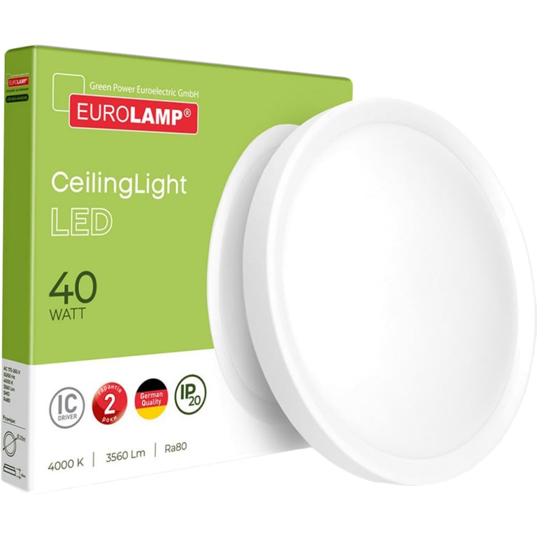 Світильник Eurolamp Easy click 40W 4000K (LED-NLR-40/40(GM)) - фото 2