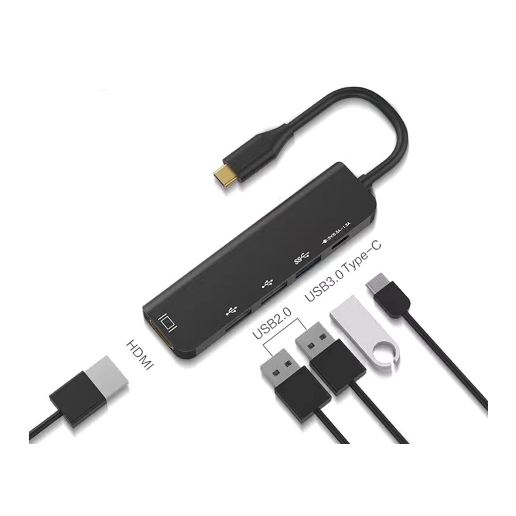 Концентратор XoKo AC-405 Type-C to HDMI+USB 3.0+USB 2.0+Type-C (XK-AC-405) - фото 5 Концентратор XoKo AC-405 Type-C to HDMI+USB 3.0+USB 2.0+Type-C (XK-AC-405) - фото 5