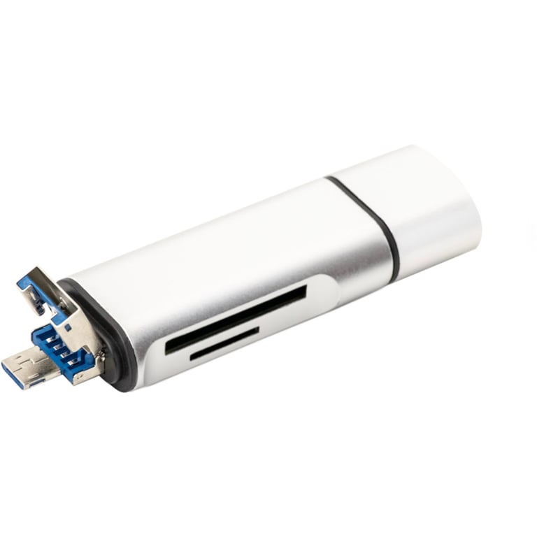 Концентратор XoKo AC-440 Type-C USB 3.0 and MicroUSB/SD Card Reader (XK-AС-440) - фото 4
