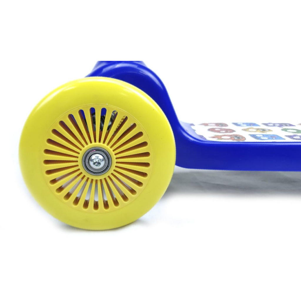 Самокат Bimbo Bike Monsters 12` з регулюванням висоти Синьо-жовтий (75803-IS) - фото 4 Самокат Bimbo Bike Monsters 12` з регулюванням висоти Синьо-жовтий (75803-IS) - фото 4