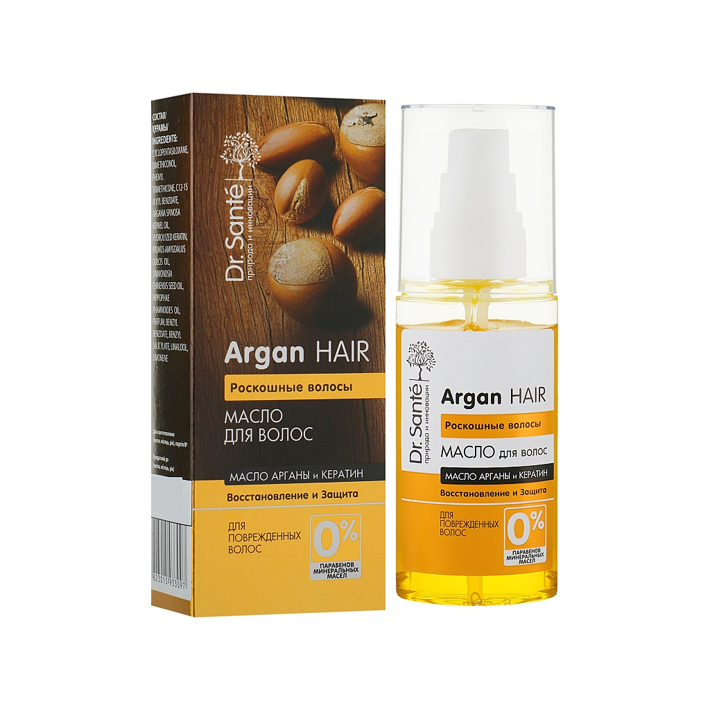 Олія для волосся Dr. Sante Argan Hair Розкішне волосся 50 мл (4823015933097) - фото 1 Олія для волосся Dr. Sante Argan Hair Розкішне волосся 50 мл (4823015933097) - фото 1