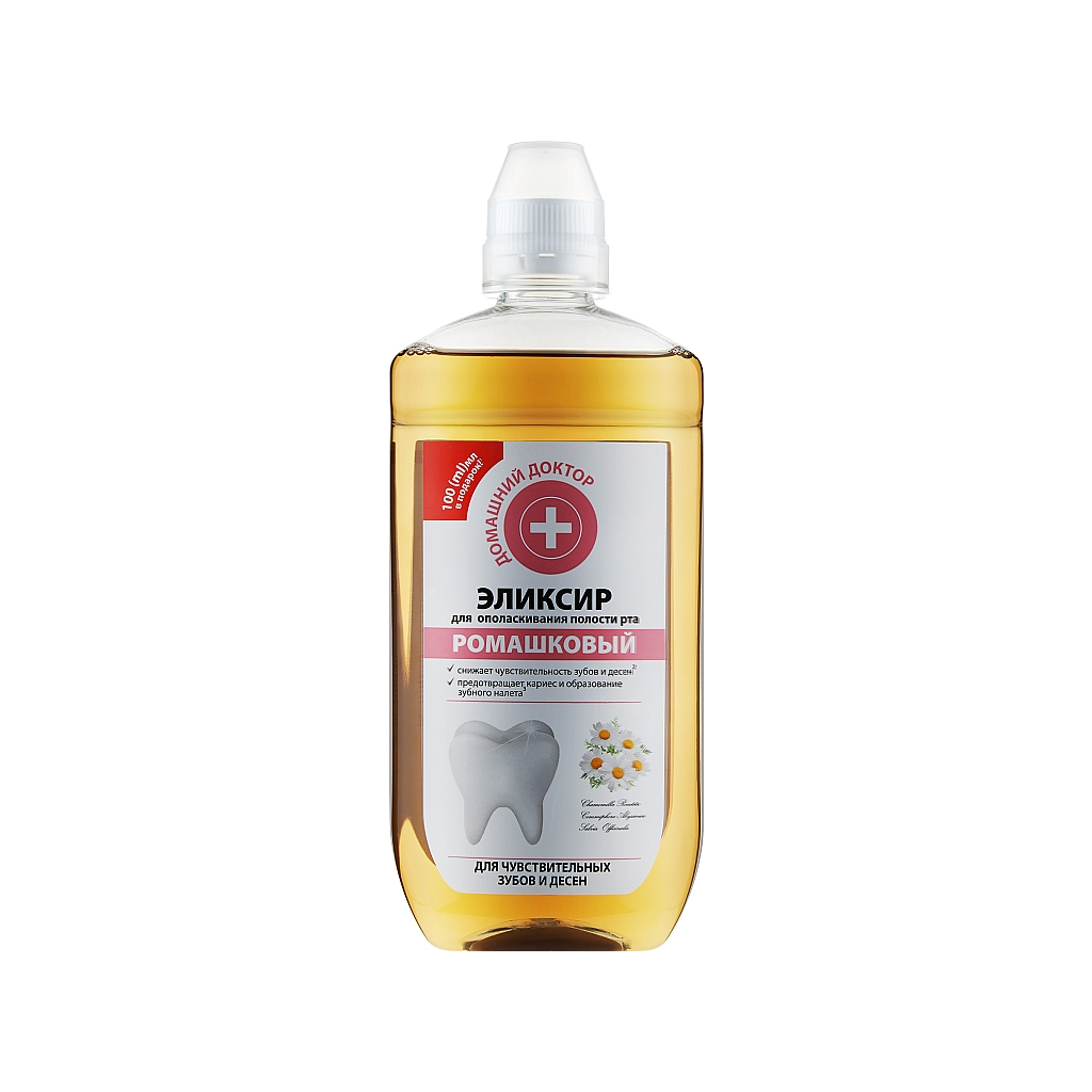 Ополіскувач для порожнини рота Домашній Доктор Ромашковий 500 мл (4823015931437) Ополіскувач для порожнини рота Домашній Доктор Ромашковий 500 мл (4823015931437)