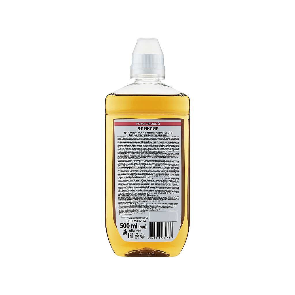 Ополіскувач для порожнини рота Домашній Доктор Ромашковий 500 мл (4823015931437) - фото 2 Ополіскувач для порожнини рота Домашній Доктор Ромашковий 500 мл (4823015931437) - фото 2