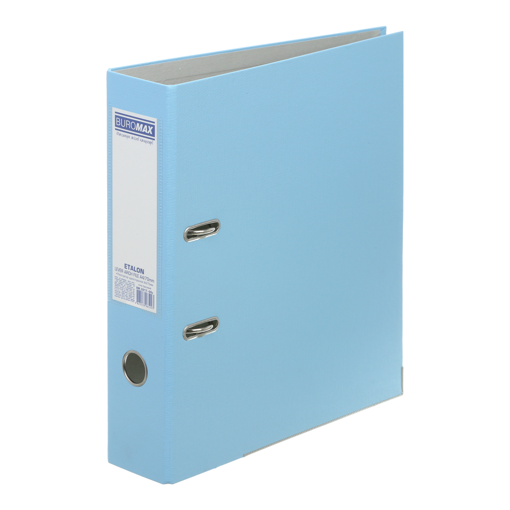 Папка - реєстратор Buromax Pastel A4 70 мм Бірюзова (BM.3017-06c) Папка - реєстратор Buromax Pastel A4 70 мм Бірюзова (BM.3017-06c)