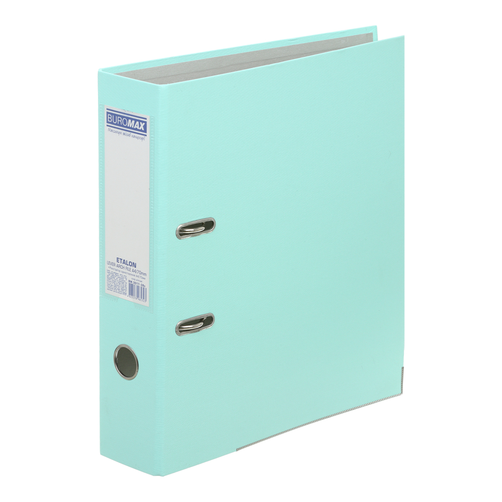 Папка - реєстратор Buromax Pastel A4 70 мм М'ятна (BM.3017-38c) - фото 1
