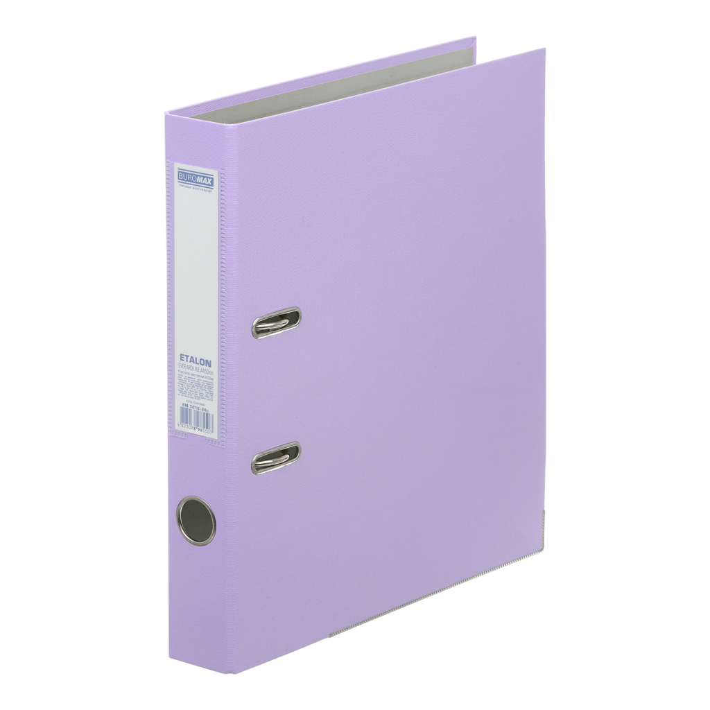 Папка - реєстратор Buromax Pastel A4 50 мм Бузкова (BM.3018-26c) - фото 1 Папка - реєстратор Buromax Pastel A4 50 мм Бузкова (BM.3018-26c) - фото 1