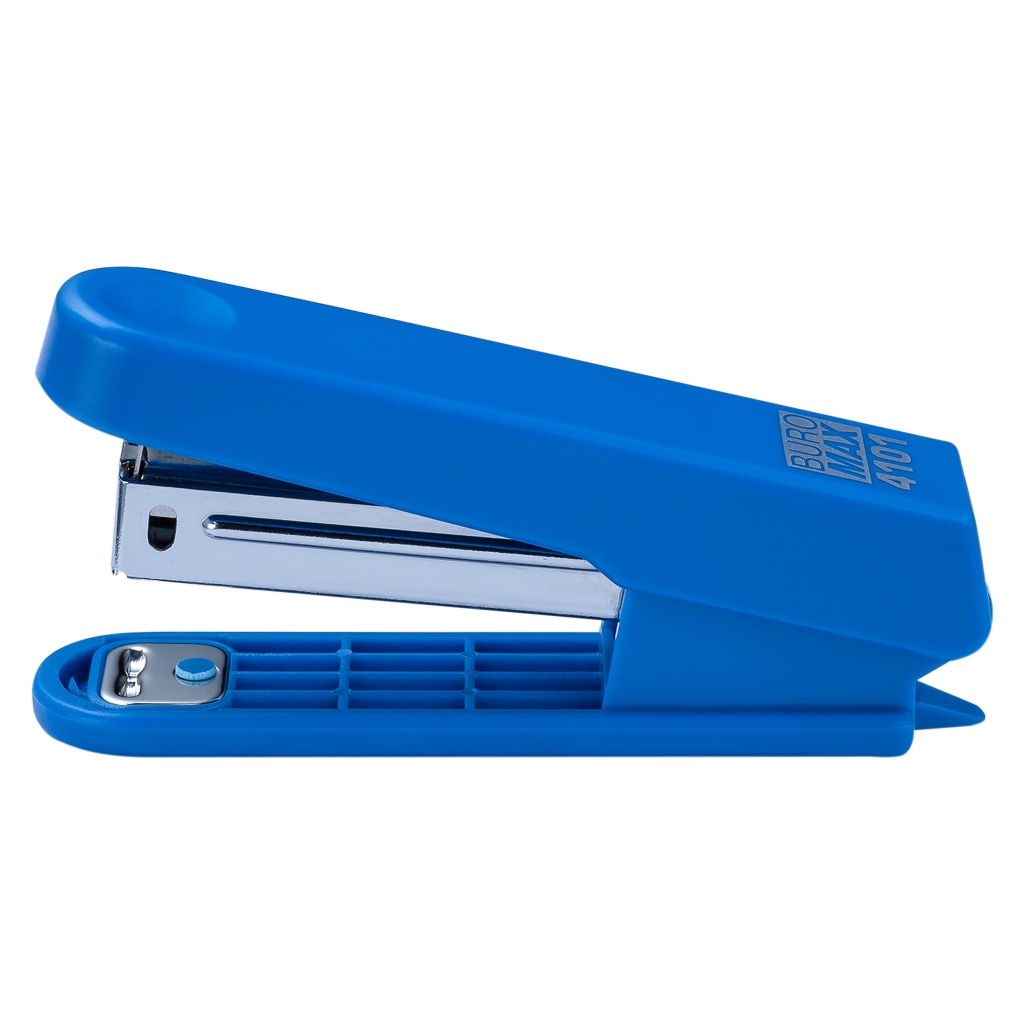 Степлер Buromax JOBMAX №10, 10 аркушів синій (BM.4101-02) Степлер Buromax JOBMAX №10, 10 аркушів синій (BM.4101-02)