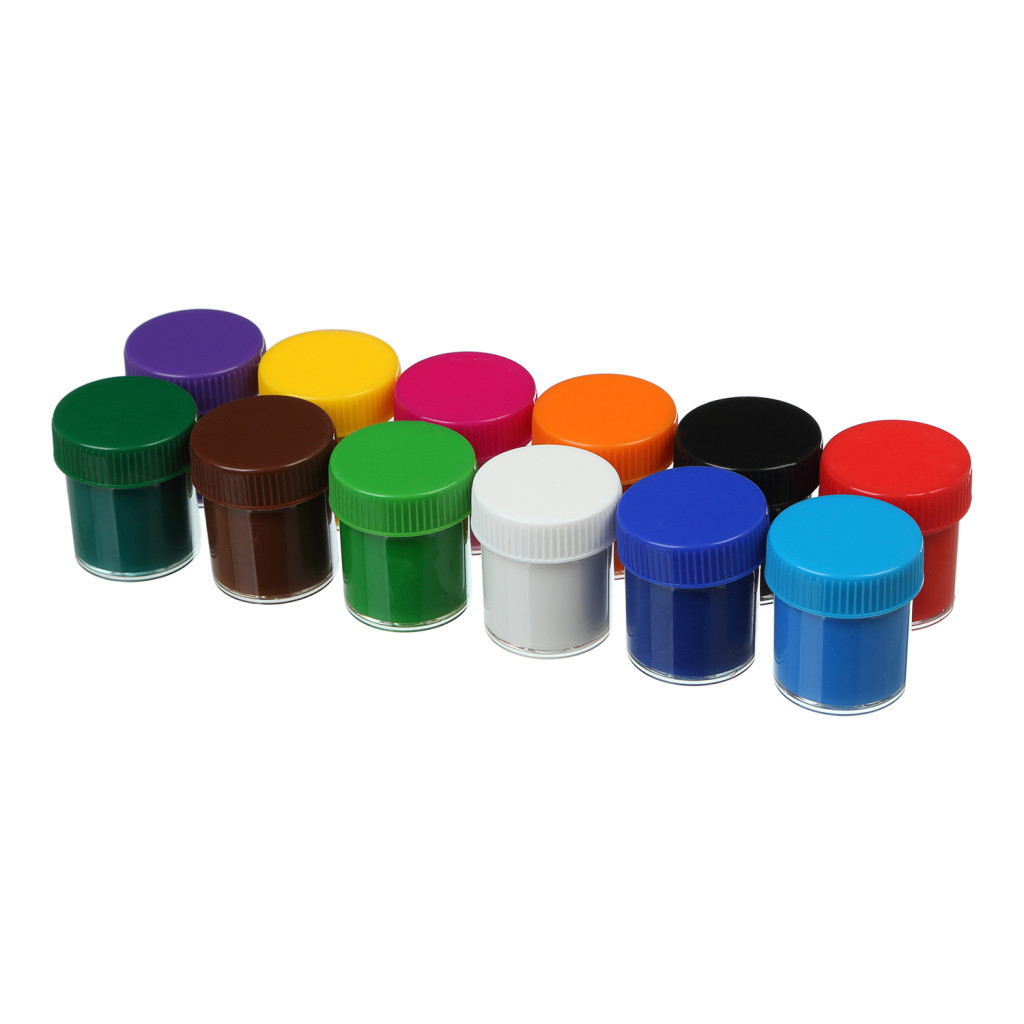 Гуашеві фарби ZiBi KIDS Line -2, 12 кольорів х 20 мл (ZB.6605) - фото 2 Гуашеві фарби ZiBi KIDS Line -2, 12 кольорів х 20 мл (ZB.6605) - фото 2